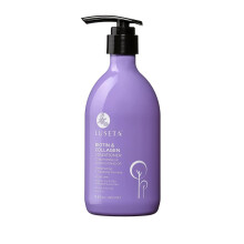 Acondicionador LUSETA Biotina para Cabello Fino - Tratamiento Voluminizador con Colágeno y Aceite de Argán 16 oz