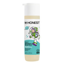 The Honest Company 2-i-1 Schampo + Kroppstvätt, Skonsam mot huden, Dermatologiskt testad, Tårfri