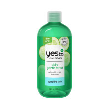 Yes To Cucumbers, Soothing + Calming Toner 12 Fl Oz, Känslig Hud, Balans, Hydrera, Näring, Vegan, 97% Na