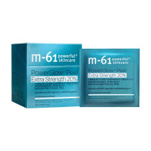 m-61 PowerGlow Peel Extra Strength 20% | Professional Strength Exfoliating Facial Peel With Advanced 20% Glycolic Acid - 20 Treatments