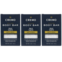 Cremo Jabones Exfoliantes Palo Santo (Colección Reserve) - Lava y Avena para Pulir, Manteca de Karité Hidratante