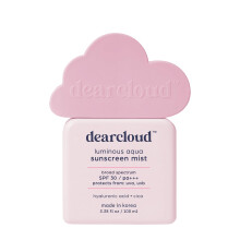 dearcloud Brume Solaire Lumineuse Aqua SPF 30 - Cica & Acide Hyaluronique - Écran Solaire Coréen (100 ml)
