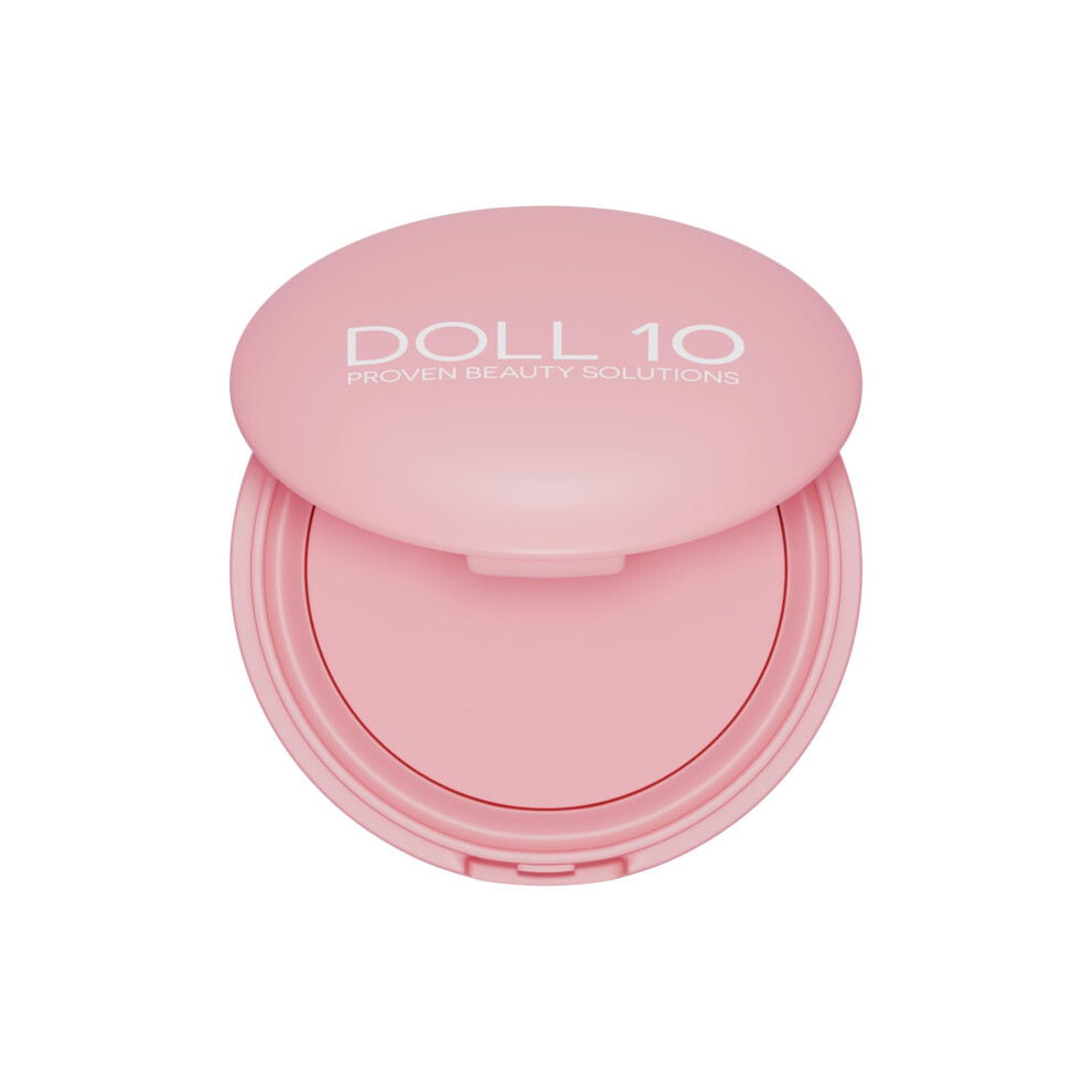 Doll 10 No. Doll 10 - Pink Power Pressed Setting Powder - Blurring Powder For Face - Brightening Powder - Compact Press Powder Makeup For Women - Vegan, Clean Bea