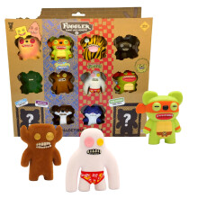 Fuggler Serie 2 Sammlerfiguren 12er-Pack Fensterbox | Mystery-Spielzeug Bundle mit seltenen Figuren, gruseligen Miniaturen