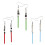 Star Wars Star Wars Earrings Light Saber Dangle Ear Hook 3-Pair Set 1