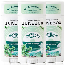 JUKEBOX Natural Deodorant for Women-Crash Into Mint Scent-Aluminum-Free, No Baking Soda, No Harsh Chemicals, Odor Blocking Technology, Spearmint, Appl
