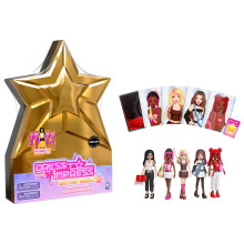 PhatMojo Dress to Impress - Modelos Misteriosos - Paquete de 5 - Serie 1 - Estuche de Almacenamiento - Muñecas Pequeñas