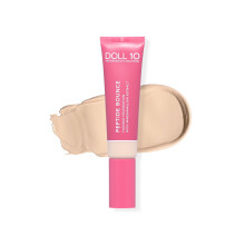 Doll 10 Peptide Bounce Flexibel Foundation med Marshmallow Extrakt - Hydrerande Serumkräm för Mogen Hud
