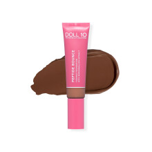Doll 10 Peptide Bounce Flexibel Foundation m/Marshmallow Extrakt - Fuktgivande Serumkräm för Mogen Hy - Lätt, Naturlig & Ren