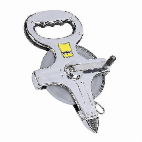 Stainless steel measuring tape for DIY 100m silver handheld tool 1