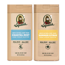 Dr. Squatch Gel Douche Naturel pour Hommes - Nettoyant, Nourrissant, Parfum Durable