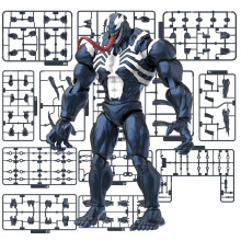 BLOKEES Champion Class - Marvel Rivals - Venom Actionfigur - 185 Dela Modellkit - 6 Tum - 90 Ledpunkter - Montering Krävs