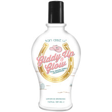 Tan Asz U Giddy Up & Glow Tanning Lotion, 500X Sedona Sunset Wild Bronzer with Wild Rose & Prickly Pear Glow Serum, 7.5 Fl Oz