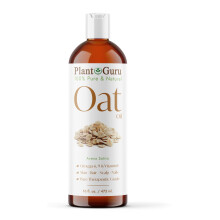 Plant Guru Olie van Havermout 16 fl. oz. 100% Pure Natuurlijke Draagolie - Huid, Gezicht, Lichaam & Haar