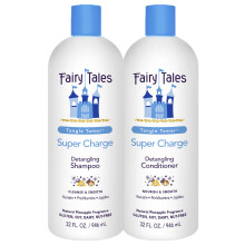 Champú y Acondicionador Desenredante Tangle Tamer para Niños - Hidratante y Antifrizz - Sin Parabenos, Sin Sulfatos - 32