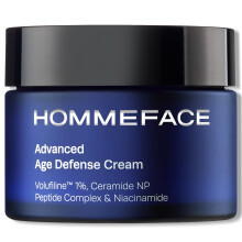 Crema Facial Antiarrugas Día y Noche HommeFace - Tecnología Coreana con Volufilina, Ceramida, Ácido Hialurónico