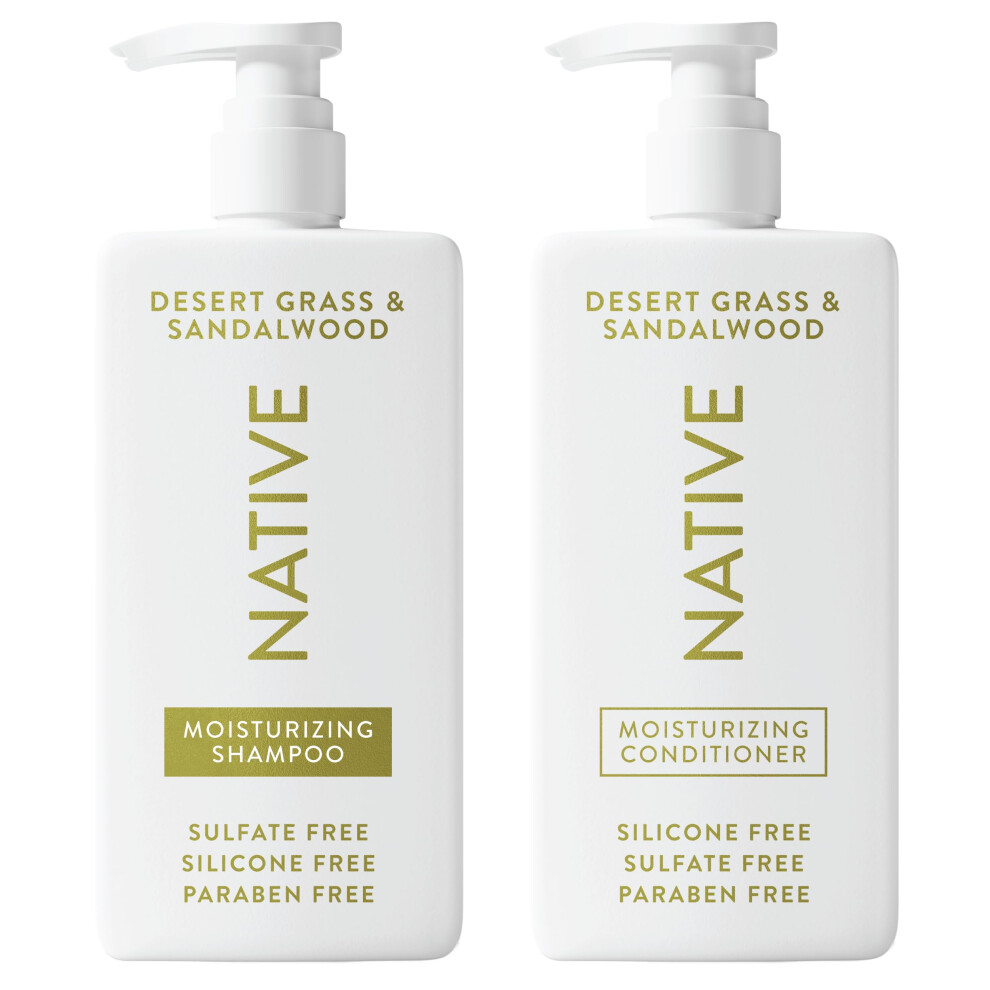 Native Desert Grass & Sandalwood Moisturizing Conditioner Contains Naturally Derived Ingredients | All Hair Types - Color & Treated, Fine To Dry Damag
