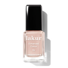 LONDONTOWN lakur Esmalte de Uñas - Resistente a las Astillas, No Tóxico, Hidrata | Durazno Neutro Brillante, Dusk, .40 fl oz