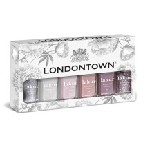 LONDONTOWN I Do! Set Nupcial - Colección de Esmaltes Veganos 21+, 6-Pc 0.40fl oz, Rojo Rosa Brillante