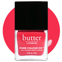 butter LONDON PC21x Nagellack, Piccadilly Prawn - Snabbtorkande, Långvarig Gel-Lik Finish & Flagningsresistent