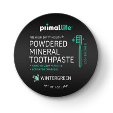 Primal Life Organics - Dirty Mouth Tandpoeder, Geactiveerde Houtskool Tandpoeder, Natuurlijke Oliën