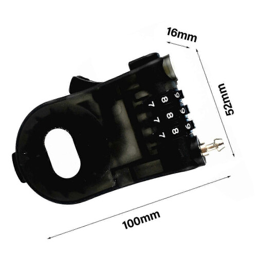 Durable suitcase lock with combination code - zinc alloy padlock 2
