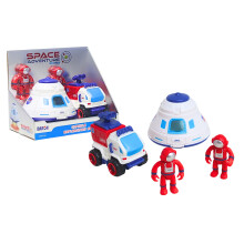 Ruimte Avontuur Ruimtecapsule Speelset met Verlicht Deur, Maancar & 2 Astronauten Figuren, Plastic Ruimte Speelgoed