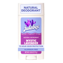 Jukebox Natural Womens Deodorant - Aluminum Free, 72 Hour Odor Protection - Made with Arrowroot, Charcoal & Postbiotics - Mystic Lavender, 2.65 oz