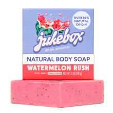 JABÓN Natural para Mujeres JUKEBOX - Espuma Cremosa - Jabón de Ducha y Baño, Hecho con Aceites Naturales - Sandía