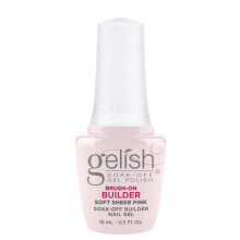 Gelish Brush-On Builder - Professional Soak-Off Gel Polish for Extensions, Overlays, Nail Art, Self-Leveling, HEMA-Free, TPO-Free, Vegan, Long-Lasting