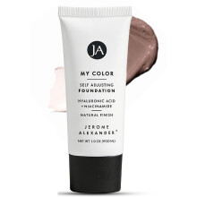 Jerome Alexander My Color Självjusterande Foundation, Hydrerande & Lätt Ansiktsmakeup, Med Hudvårdsingredienser - Mörk, 1 oz