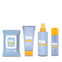 TBH Kids Kit Completo de Cuidado de la Piel para Adolescentes - Gel, Tónico, Toallitas & Hidratante Sin Aceite con Vitamina C