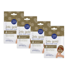 MISS SPA 24K Guld Ansiktsmask Set, Antioxidant-Rika Peptider, Hydrerad Glödande Hy, Anti-Aging