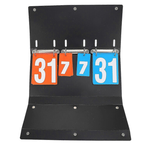 Steel material scoreboard for table tennis with 4-display PVC panel 1