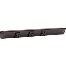 Task Lighting APT Winkel-Steckdosenleiste 45 cm Rechts, 3 Steckdosen, Schwarz