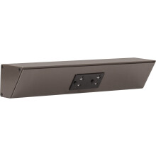 Toma de corriente TR Series Angle, 30 cm, 1 Doble Receptáculo, Bronce