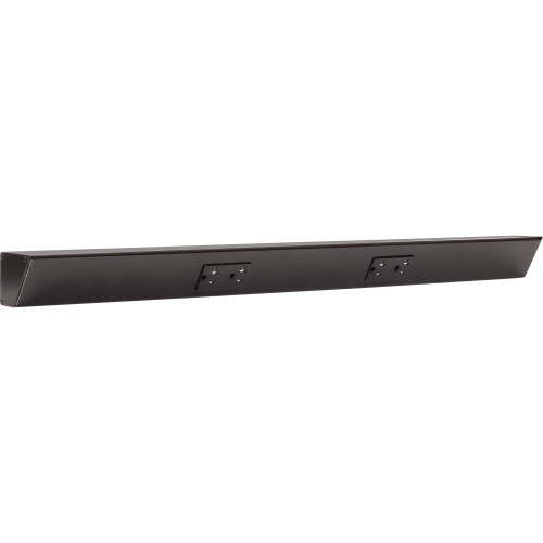 Task Lighting TR Serie Winkelsteckerleiste, 76 cm, 2 Dual-Steckdosen, Schwarz
