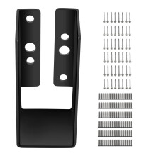 VEVOR Concealed Joist Hanger, 2"x4" Outdoor Accent Concealed-Flange, Pack of 24 Concealed Joist Bracket, Q235 Steel Plate Powder-Coated Concealed Face