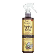Every Strand Simply Curls Curl Refresher Spray 8 oz, Tweede Dag Krul Reviver met Kokosolie, Shea Butter en Vitamine E