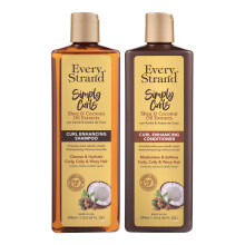 Kit de Champú y Acondicionador Every Strand Simply Curls 13.5 oz, Dúo para Cabello Ondulado, Rizado y Afro