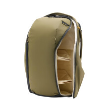Sac à dos Peak Design Everyday 20L Zip, Kelp, Zip 270, Poches Latérales, Diviseurs FlexFold, pour Ordinateur 15"