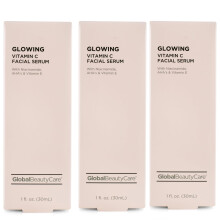 Global Beauty Care Vitamin C Facial Serum - Niacinamide, AHA & Vitamin E, 3-Pack (3x 1 fl oz)
