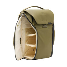 Mochila Peak Design Everyday 30L, Kelp, MagLatch Superior, Acceso Lateral Doble, Divisores FlexFold