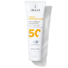 IMAGE Skincare DAILY PREVENTION Ultra Defense Moisturizer, SPF 50 Broad Spectrum Sunscreen, Fragrance Free, 1 Ounce Travel Size
