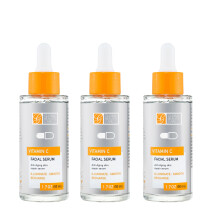 Global Beauty Care Vitamin C Facial Serum - 1.7 fl oz / 50 mL - 3 Pack