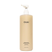 OUAI Medium Hair Shampoo - Salon Size Hydrating Shampoo for Medium Hair - Nourishes, Strengthens, Reduces Breakage and Adds Shine - Coconut Oil, Babas
