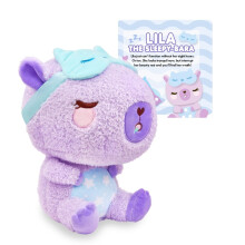 Sleepy Capybara Plush Toy - Lila the Sleepy-bara | Purple Kawaii Soft Toy with Sleepmask