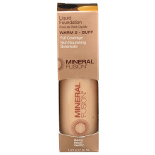 Mineral Fusion Full Coverage Foundation, Flytande Foundation - Varm 2- Medium Komplexion m/Gyllene Undertoner