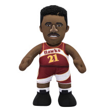 Figura de Peluche Dominique Wilkins 10" Atlanta Hawks - Una Leyenda para Jugar y Exhibir