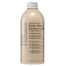 Hey Humans Lavendel Vanille Vochtinbrengende Douchegel met Natuurlijke Ingrediënten - Jojobaolie | Vegan, Dierproefvrij, 414 ml